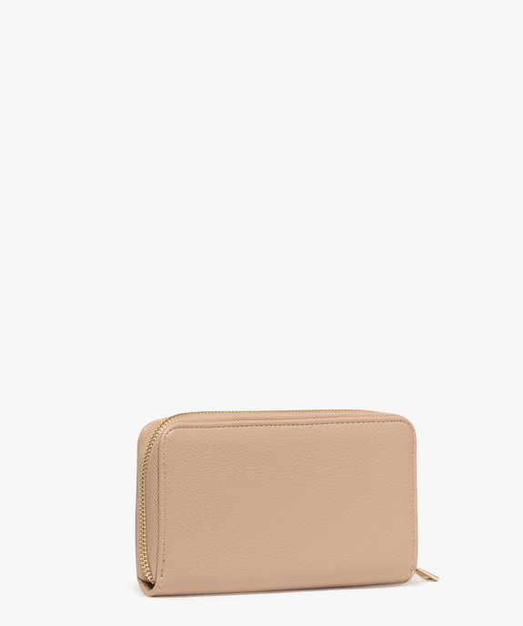 Portefeuille compagnon zippé ajouré femme vue4 - GEMO (ACCESS) - GEMO