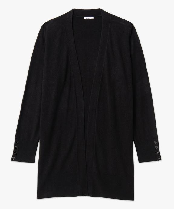 Gilet long porté ouvert femme grande taille vue7 - GEMO (G TAILLE) - GEMO