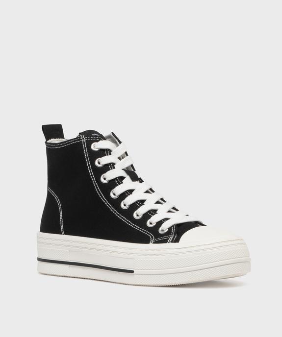 Baskets montantes en toile femme - Camps United vue2 - CAMPS - GEMO