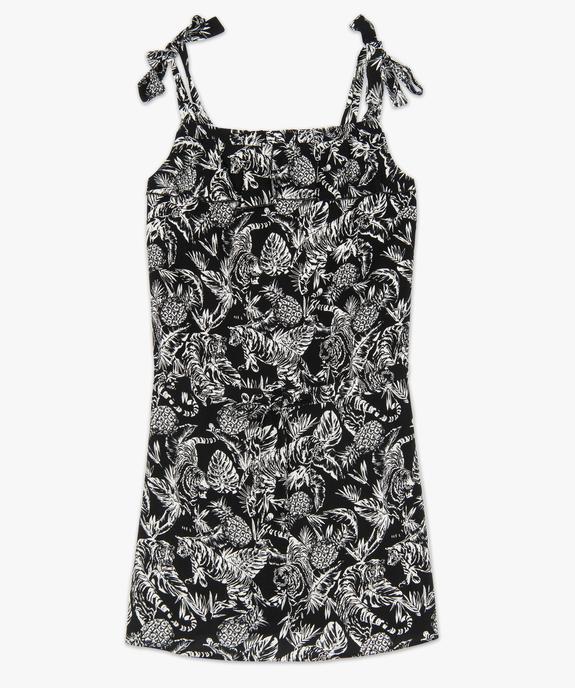 Robe femme courte à bretelles vue4 - GEMO(FEMME PAP) - GEMO