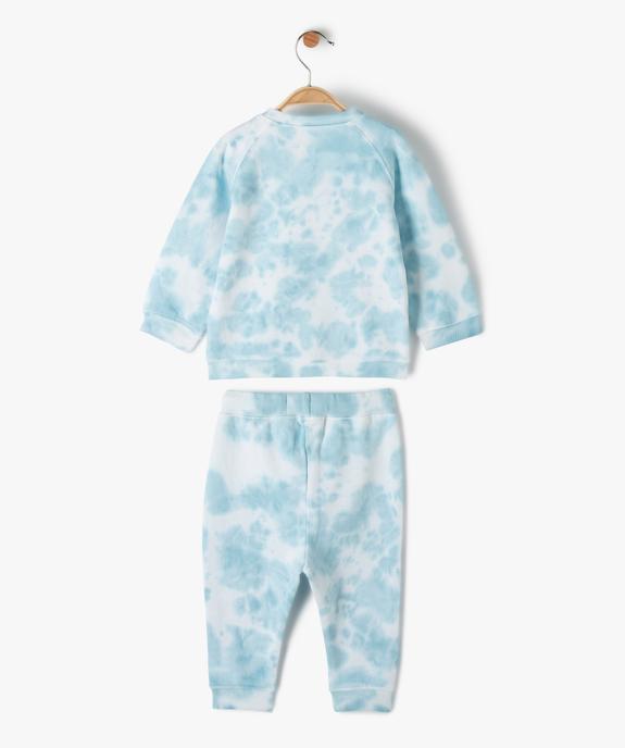 Ensemble bébé garçon 2 pièces : sweat et pantalon de jogging tie-and-dye - Camps United vue3 - CAMPS UNITED - GEMO