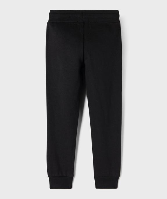 Pantalon de jogging molletonné avec ceinture ajustable garçon vue3 - GEMO 4G GARCON - GEMO