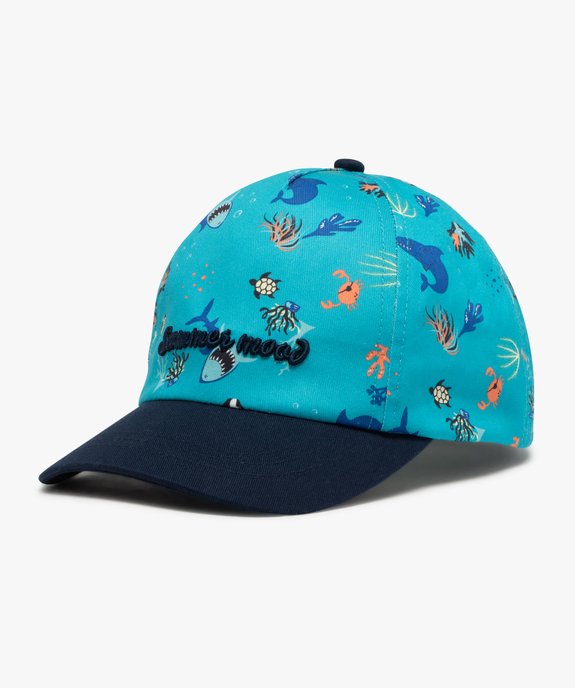 Casquette à motifs marins garçon vue1 - GEMO 4G GARCON - GEMO