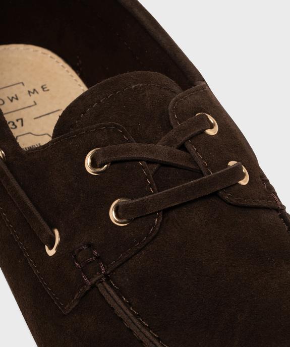 Mocassins à lacets souples semelle intérieure cuir femme- Follow Me vue6 - FOLLOW ME - GEMO