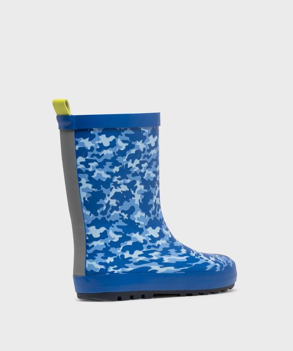 Bottes de pluie imprimé camo garçon - Buggy Shoes vue4 - BUGGY - GEMO