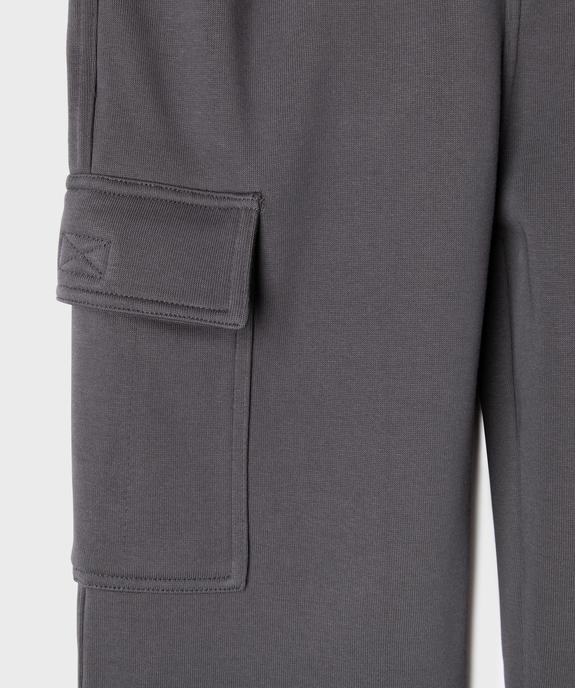 Pantalon de jogging avec intérieur chaud garçon vue4 - GEMO (JUNIOR) - GEMO