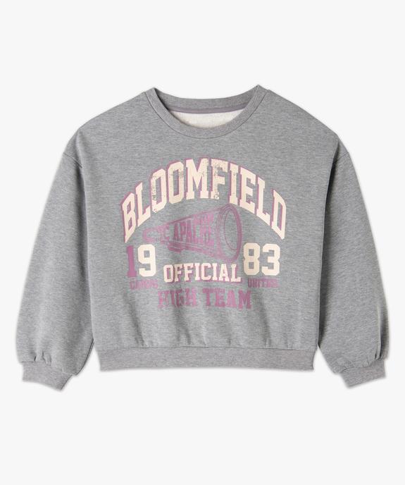 Sweat femme court avec motif XXL – Camps United vue4 - CAMPS UNITED - GEMO