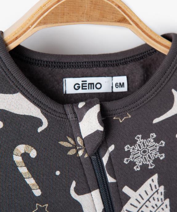 Ensemble bébé 2 pièces : combinaison + bonnet spécial Noël vue2 - GEMO(BB COUCHE) - GEMO