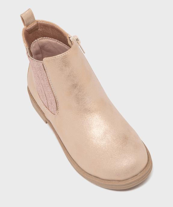 Boots pailletés avec élastique fille - Lovely Wings vue5 - LOVELY WINGS - GEMO