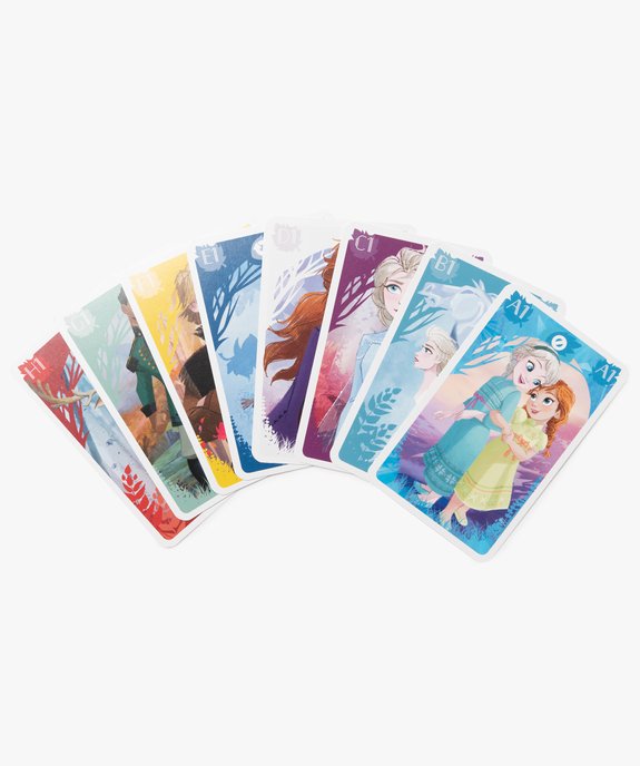 Jeu de cartes 4 en 1 Shuffle - La Reine des Neiges  vue2 - REINE DES NEIGE - GEMO
