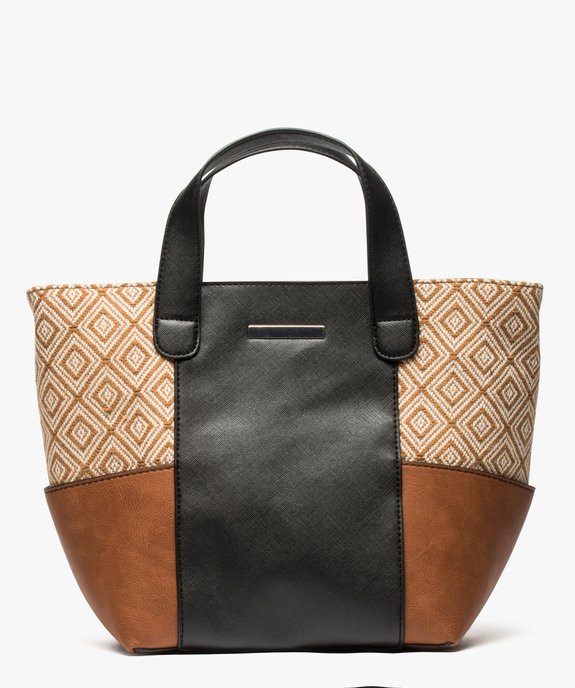 Sac cabas petit volume avec bandoulière amovible vue1 - GEMO (ACCESS) - GEMO