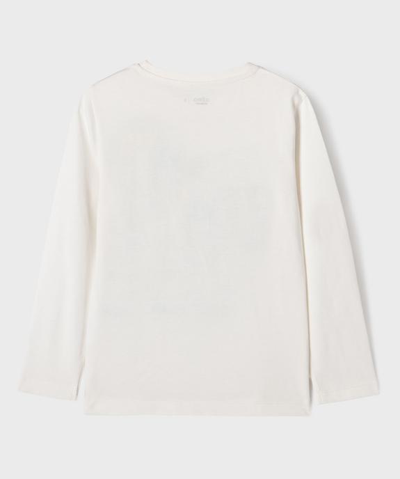 Tee-shirt manches longues avec motif sur l’avant garçon vue4 - GEMO 4G GARCON - GEMO