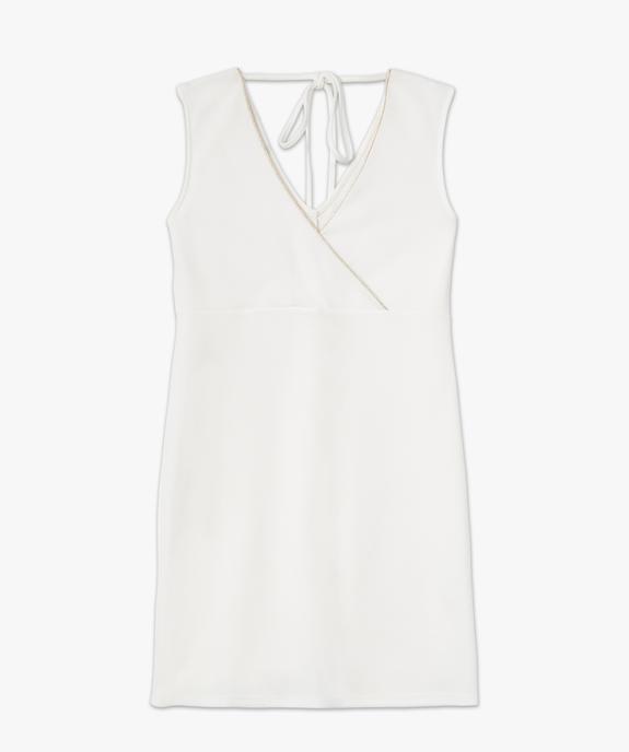 Robe femme avec double décolleté en V vue4 - GEMO(FEMME PAP) - GEMO