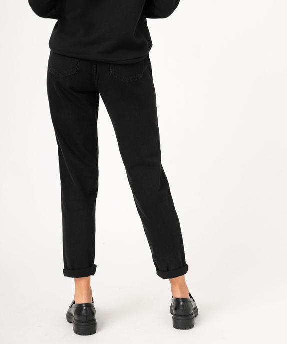 Jean mom taille haute femme vue3 - GEMO(FEMME PAP) - GEMO