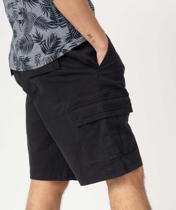 Bermuda  homme coupe cargo à taille élastiquée vue2 - GEMO (HOMME) - GEMO