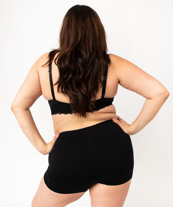 Boxer en microfibre extensible femme grande taille vue3 - GEMO 4G FEMME - GEMO