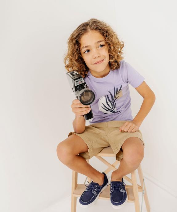 T-shirt manches courtes imprimé garçon vue5 - GEMO 4G GARCON - GEMO