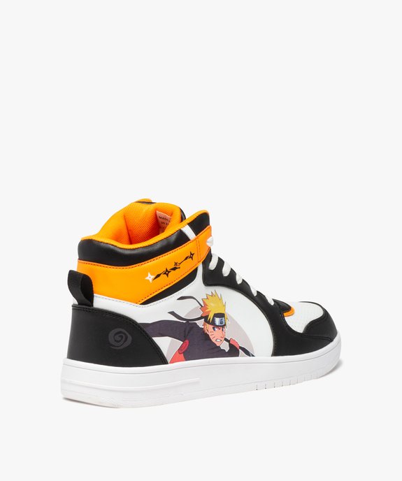 Baskets homme mid-cut à lacets - Naruto vue4 - NARUTO - GEMO