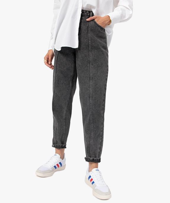 Jean femme coupe carotte - LuluCastagnette vue1 - LULUCASTAGNETTE - GEMO