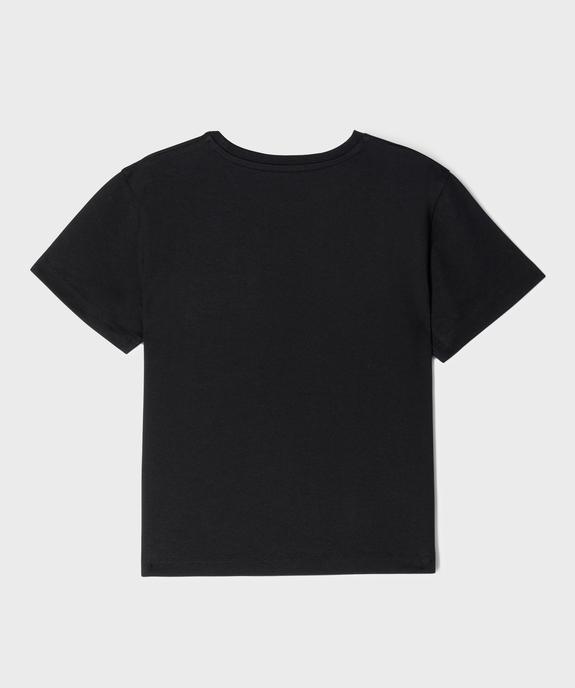 Tee-shirt manches courtes esprit skate avec poche garçon vue3 - GEMO 4G GARCON - GEMO