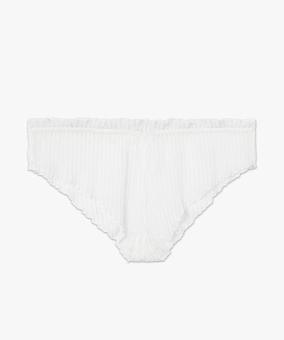 Culotte femme en voile plissé vue4 - GEMO(HOMWR FEM) - GEMO