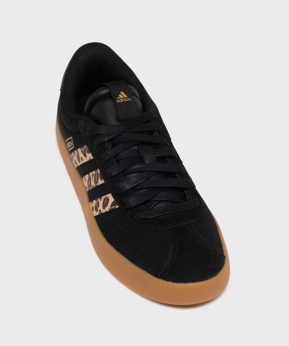 Baskets à lacets VL Court suède femme - Adidas vue5 - ADIDAS - GEMO
