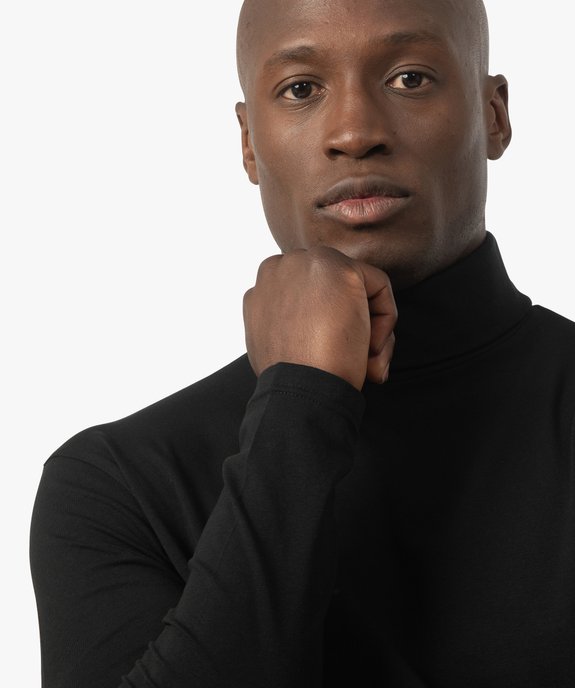 Tee-shirt à col roulé coupe slim homme vue2 - GEMO (HOMME) - GEMO