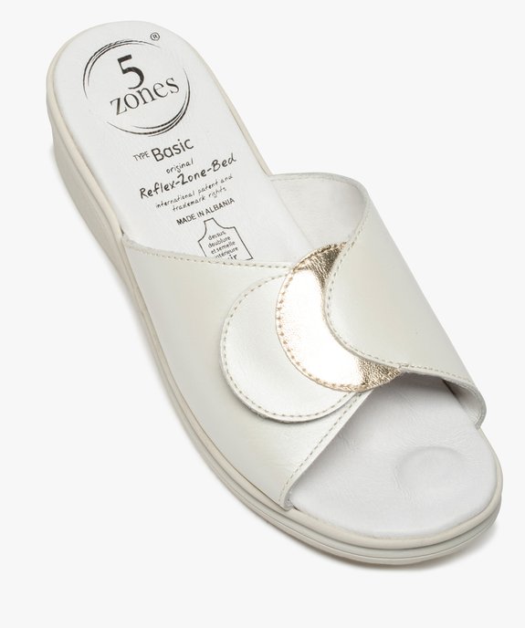 Mules femme confort à talon compensé – 5 Zones vue5 - 5 REFLEX ZONES - GEMO