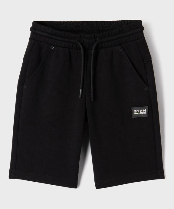 Bermuda en maille extensible à taille élastiquée garçon  vue1 - GEMO (ENFANT) - GEMO