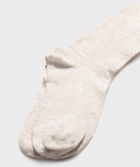 Collant chaud avec fil métallisé fille vue2 - GEMO (ENFANT) - GEMO