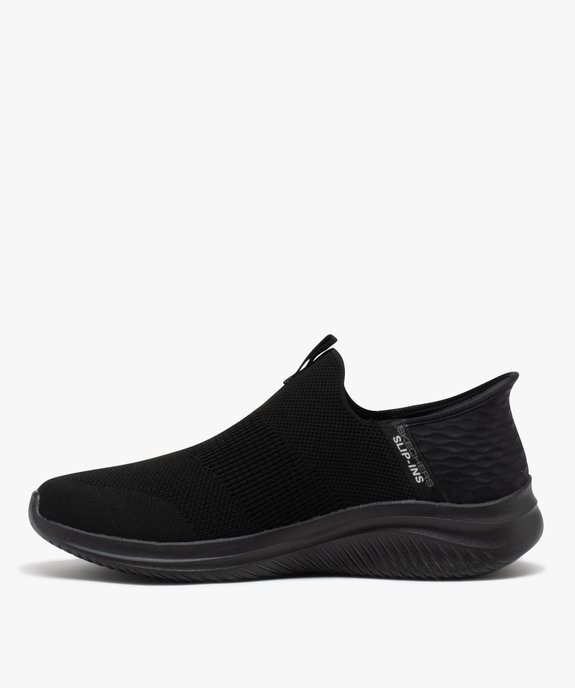 Baskets homme unies en maille sans lacets - Skechers vue3 - SKECHERS - GEMO