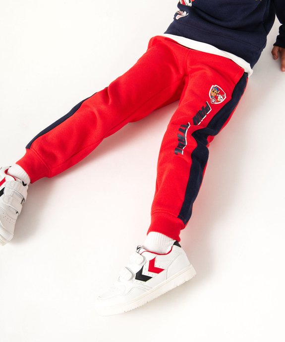 Pantalon de jogging avec bandes contrastantes garçon - Pat Patrouille vue1 - PAT PATROUILLE - GEMO
