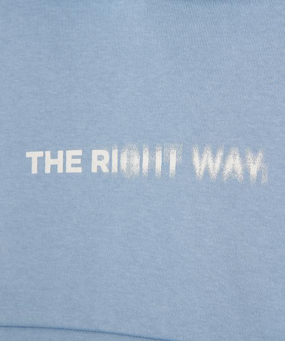 Sweat à capuche avec doublure chaude garçon vue3 - GEMO (JUNIOR) - GEMO