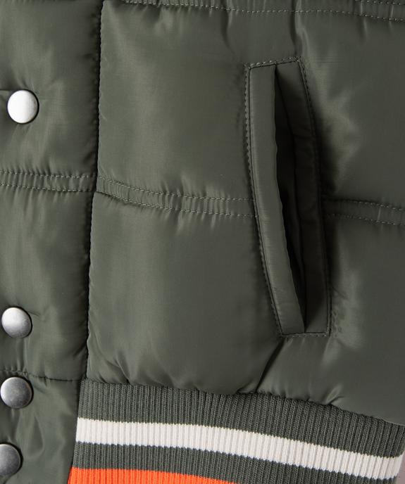 Blouson garçon sans manches matelassé - Camps United   vue2 - CAMPS UNITED - GEMO