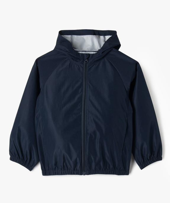 Blouson imperméable à capuche garçon vue2 - GEMO (ENFANT) - GEMO