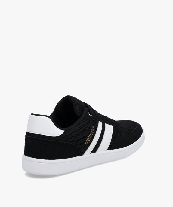 Baskets homme style casual bicolores à lacets vue5 - GEMO (SPORTSWR) - GEMO