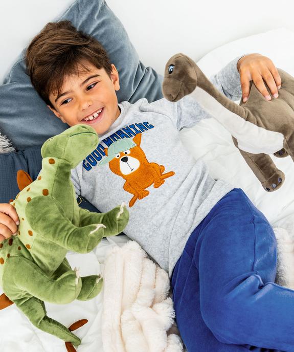 Pyjama en velours 2 pièces bicolore motif chien garçon - GEMO (ENFANT) Pyjama en velours 2 pièces bicolore motif chien garçon vue7 - GEMO (ENFANT) - GEMO