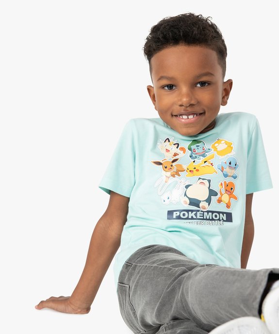 Tee-shirt garçon avec motifs colorés - Pokemon vue1 - POKEMON - GEMO