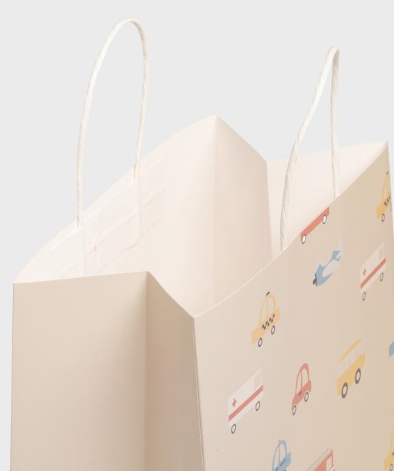 Sac cadeau à motifs voitures enfant vue2 - GEMO (ACCESS) - GEMO