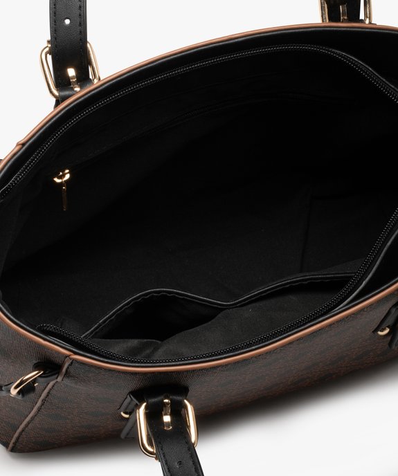Sac imprimé porté épaule femme vue3 - GEMO (ACCESS) - GEMO