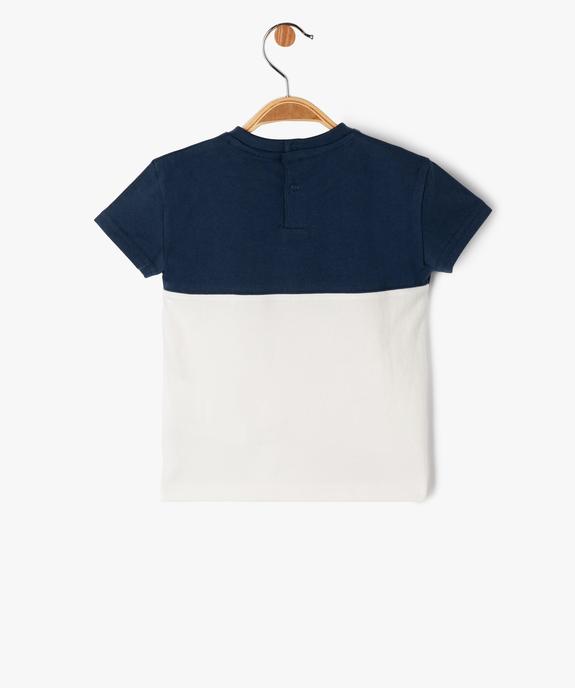 Tee-shirt à manches courtes motif Snoopy bébé garçon - Peanuts vue3 - GEMO(BEBE DEBT) - GEMO