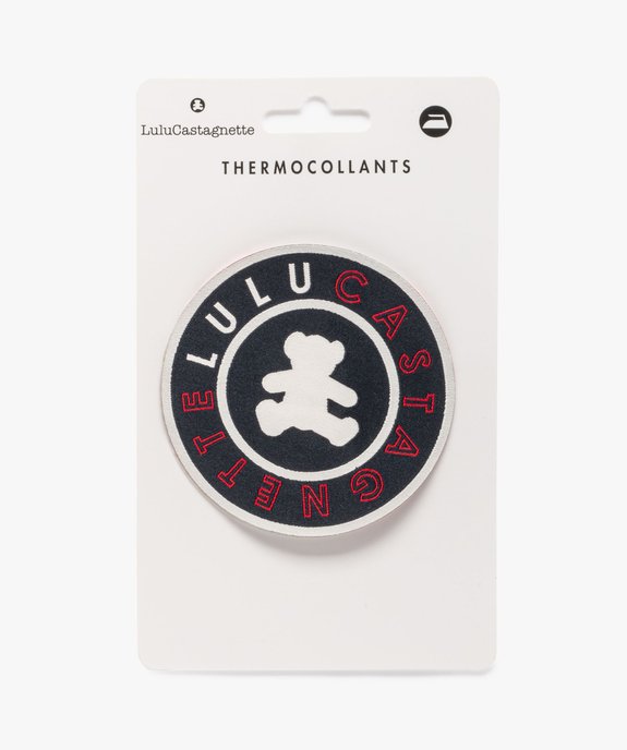 Patch thermocollant rond grand format - LuluCastagnette vue2 - LULUCASTAGNETTE - GEMO