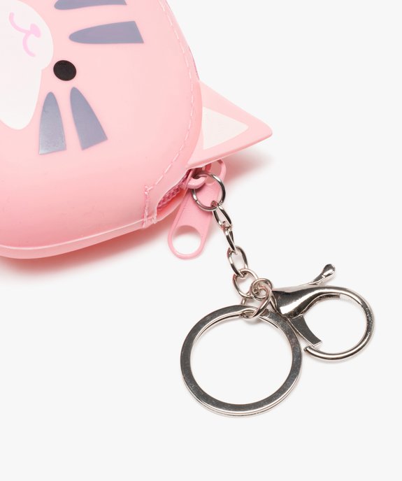  Porte-monnaie 2-en-1 motif chat en silicone souple enfant vue2 - GEMO (ACCESS) - GEMO