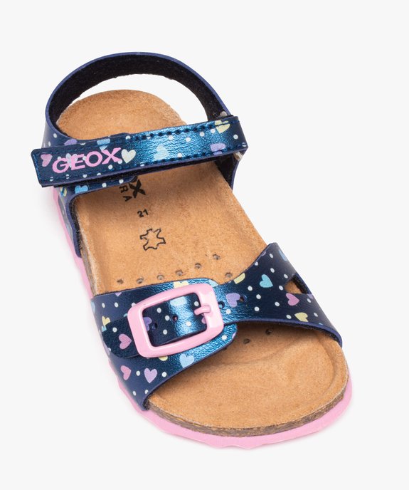 Sandales bébé fille à brides irisées avec motifs - Geox vue5 - GEOX - GEMO