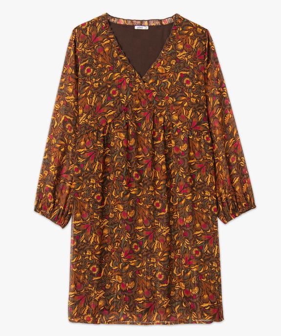 Robe en voile imprimé femme grande taille vue4 - GEMO (G TAILLE) - GEMO