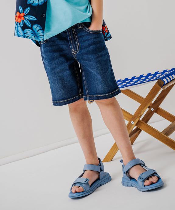 Bermuda garçon en jean vue6 - GEMO (ENFANT) - GEMO