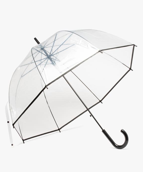 Parapluie femme transparent vue1 - GEMO (ACCESS) - GEMO