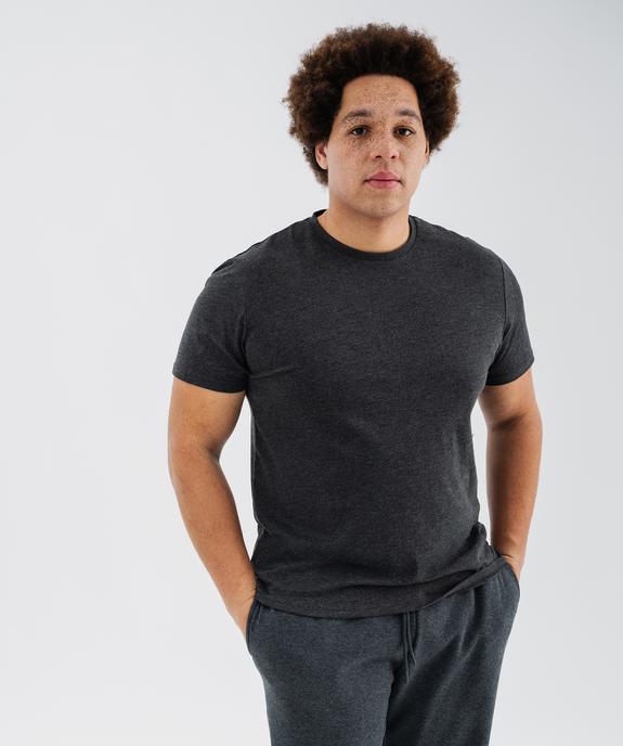 Tee-shirt manches courtes et col rond homme vue1 - GEMO 4G HOMME - GEMO