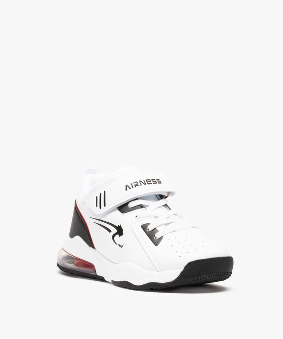 Baskets garçon mid-cut à semelle bulle d’air – Airness Travis vue2 - AIRNESS - GEMO