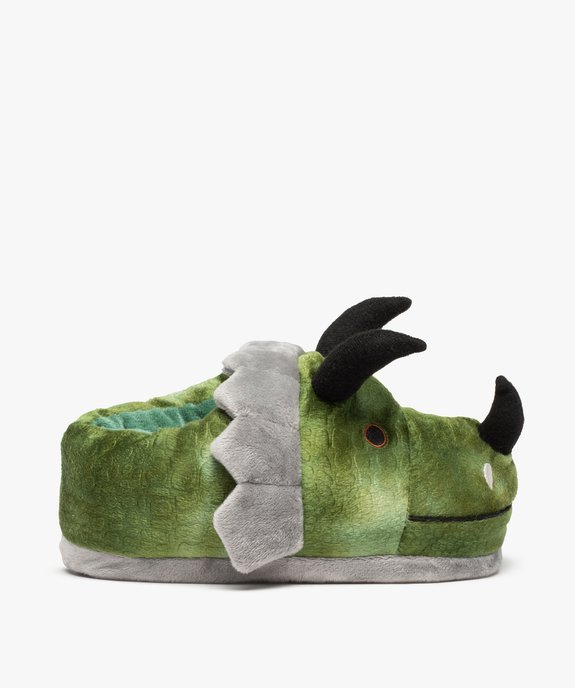 Chaussons garçon 3D en forme de dinosaure tricératops vue1 - GEMO (ENFANT) - GEMO